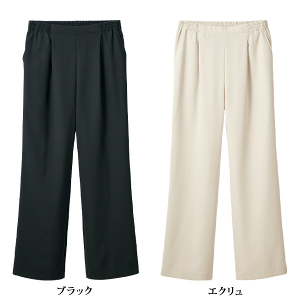 さらさらタッチのセミワイドパンツ