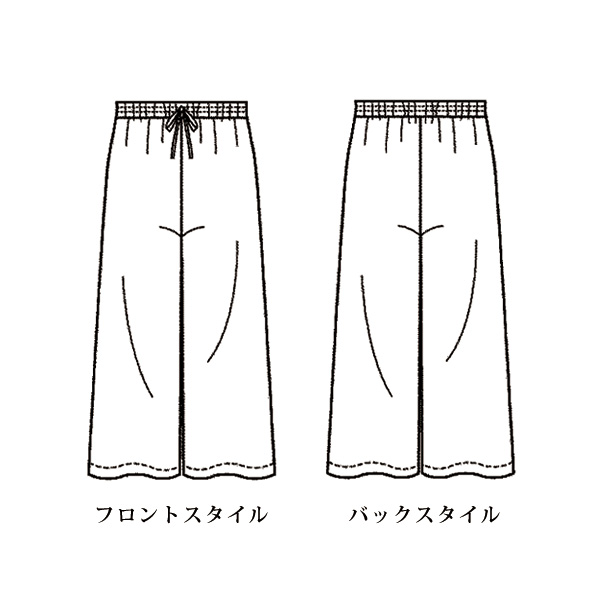 フラワー柄プリントパンツ