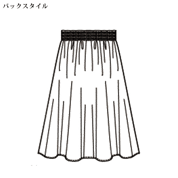 「UVカット＆通気性」サッカー素材フレアスカート