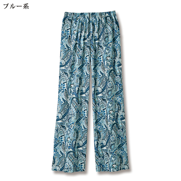 清涼機能素材プリントパンツ 大きいサイズ M L LL 3L