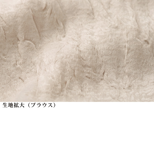 総レーストッパー＆ブラウスアンサンブル 大きいサイズ M L LL 3L