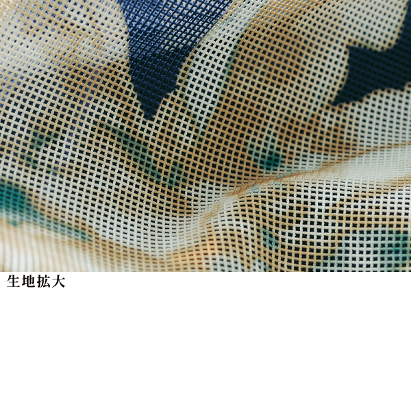 メッシュ素材プリントスカート 大きいサイズ M L LL 3L