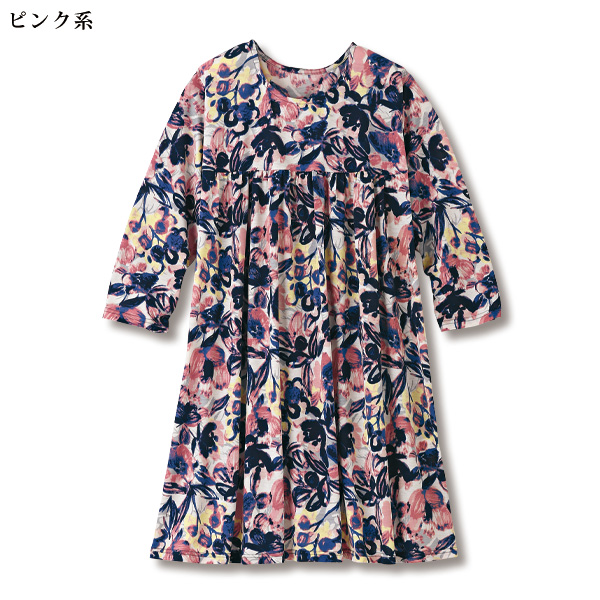 ティアードプリントチュニック