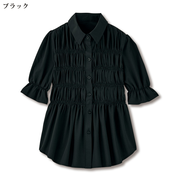 フロントシャーリングシャツ
