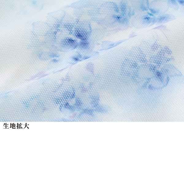 花柄チュール重ねプルオーバー 大きいサイズ M L LL 3L