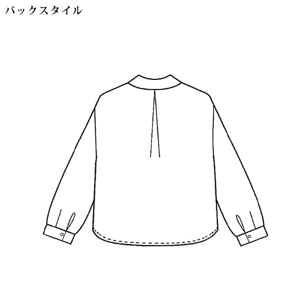 シアーチェック柄シャツ