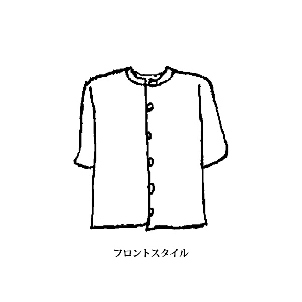 総プリントゆったりシャツ