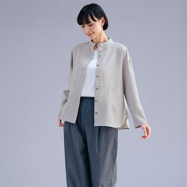 ゆったりシャツジャケット