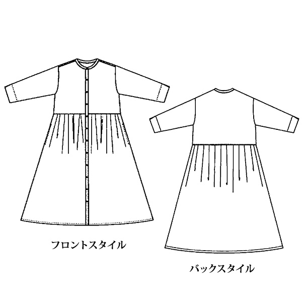 ドット＆ストライプ プリントワンピース