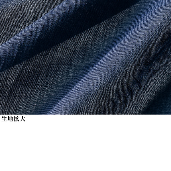 麻綿シアーシャツチュニック