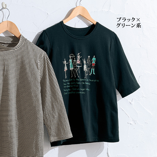 アイスロイヤル イラストプリントTシャツ