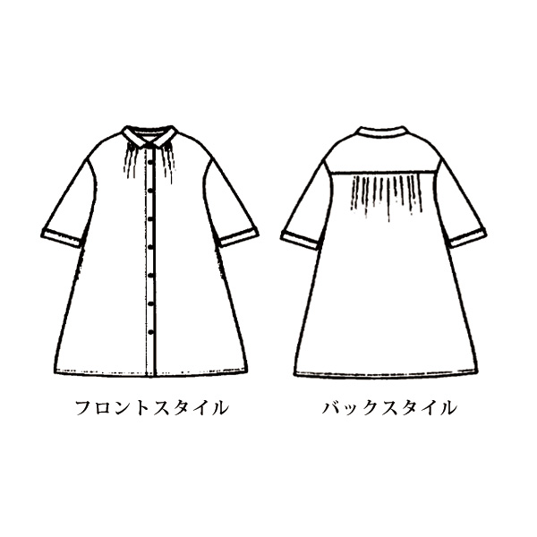 レーヨン混フラワープリントチュニック