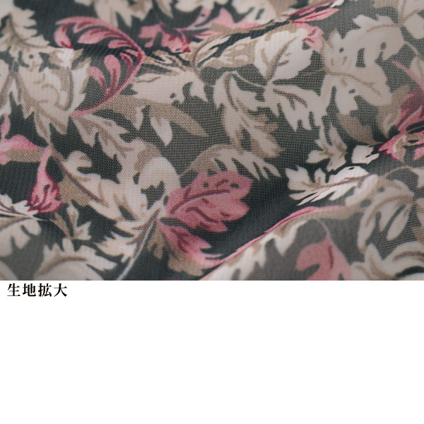 シフォンプリントチュニック