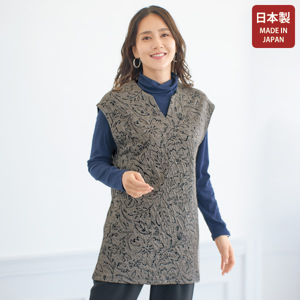 ふくれジャカードチュニック