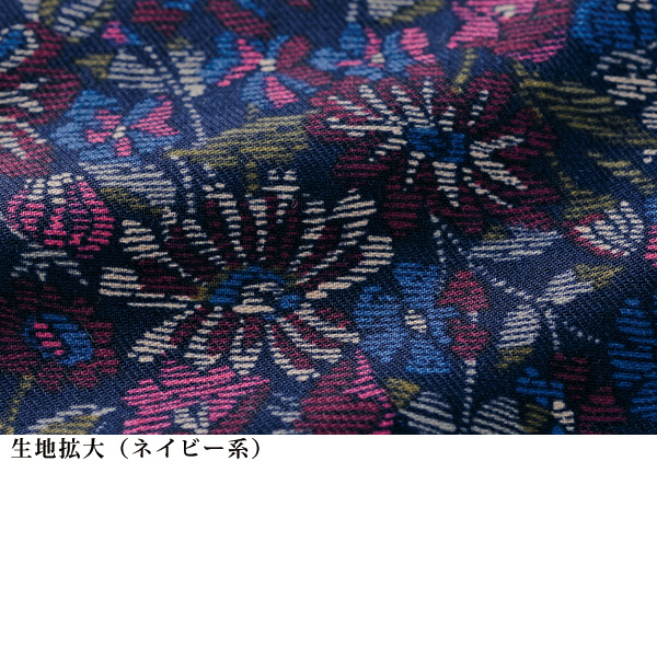 花柄プリントシャツチュニック
