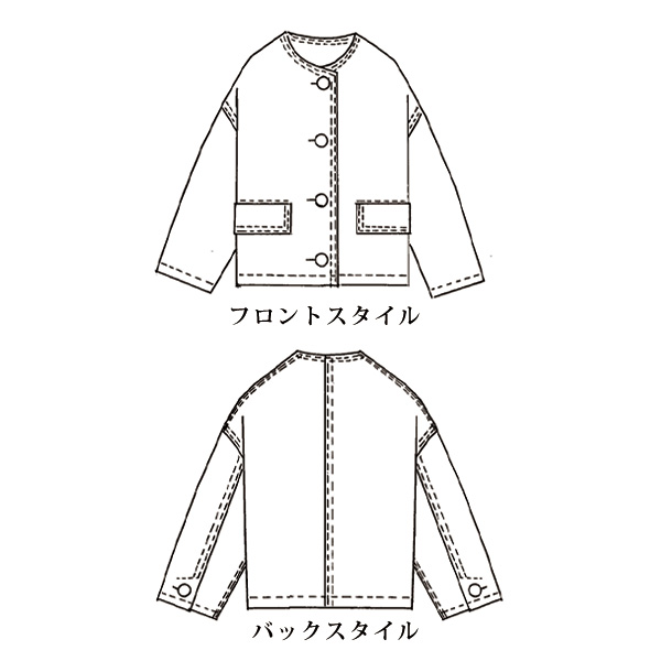 ジャカードデニムジャケット