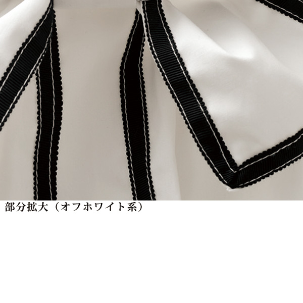 リボンモチーフ袖シャツ