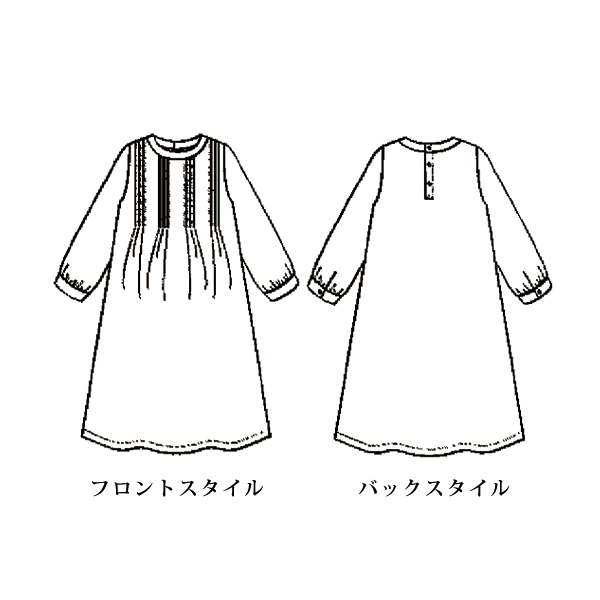 パネルプリントワンピース