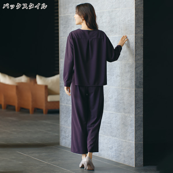 裾レース使いセットアップ 大きいサイズ M L LL 3L
