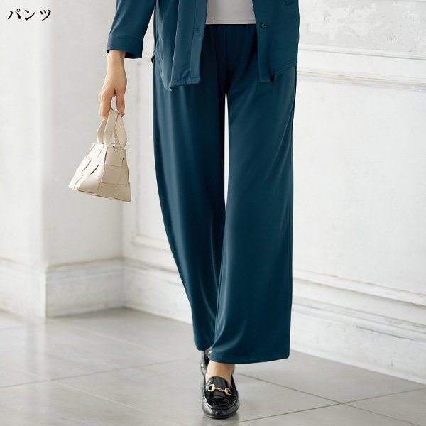 シャツジャケット＆パンツセット