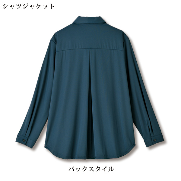 シャツジャケット＆パンツセット