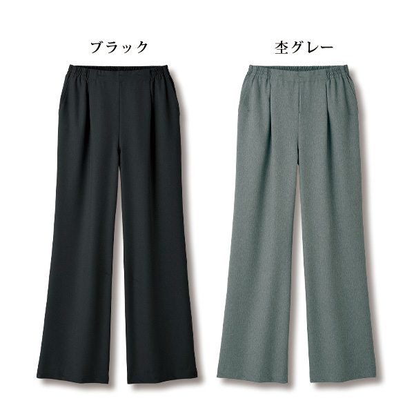 「お家で洗える」吸水速乾セミワイドパンツ 大きいサイズ M L LL 3L