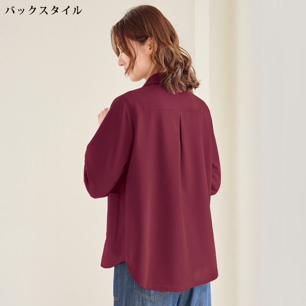 カットソージョーゼットジャケット