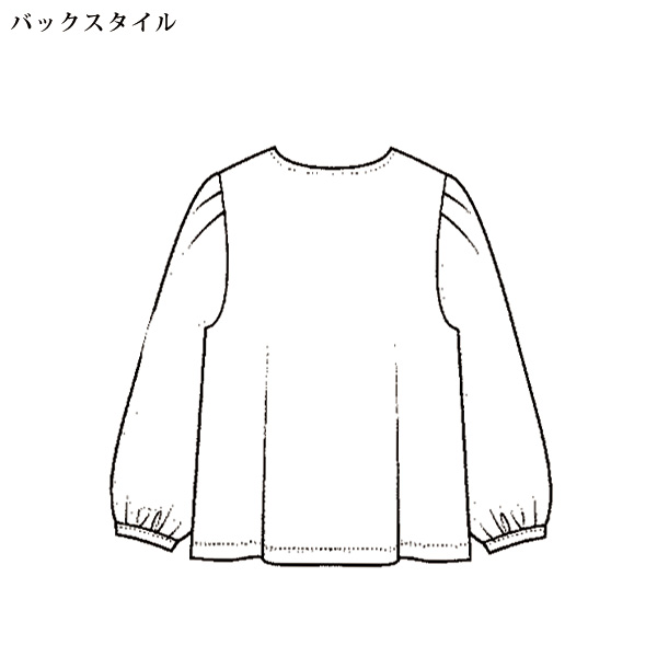 異素材使いベーシックTブラウス