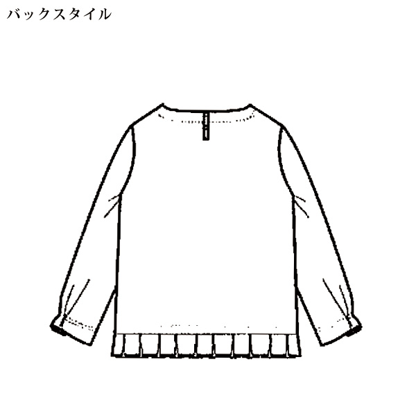タックデザインブラウス