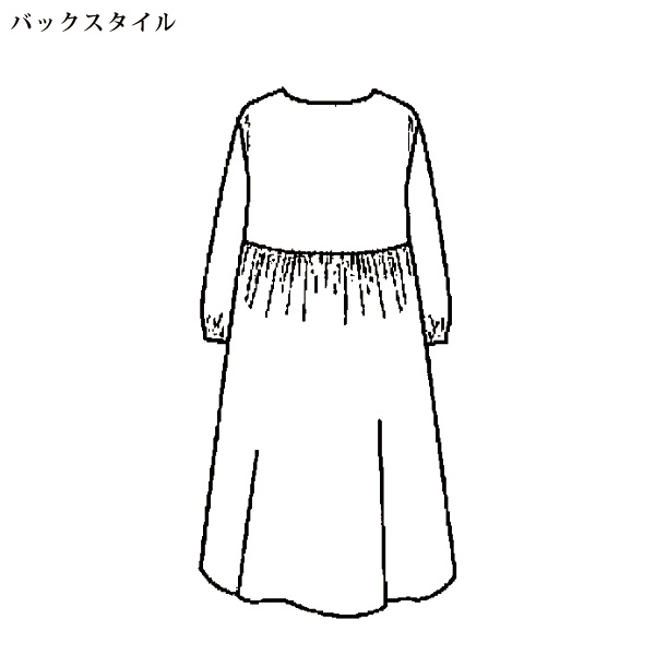 フラワープリントチュニックワンピース