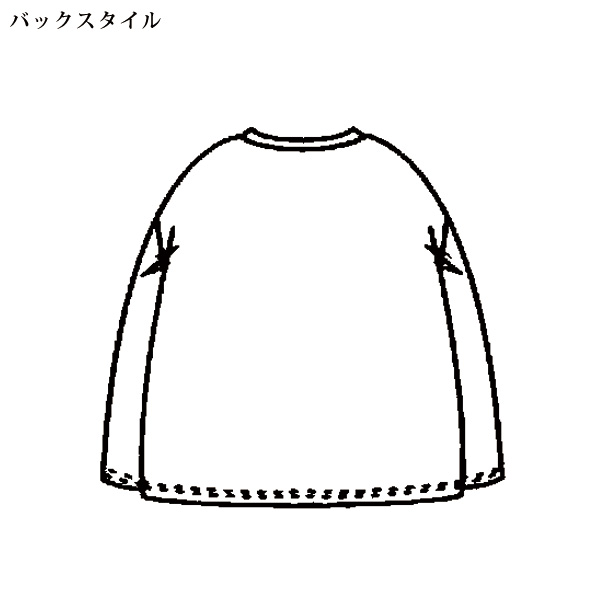 「森のキツネ」プリント＆刺しゅうＴシャツ