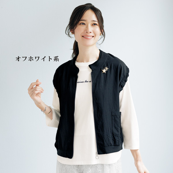 英字刺しゅう入りＴシャツ