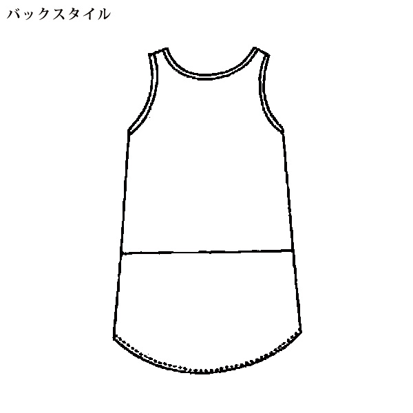 裾映えタンクトップ