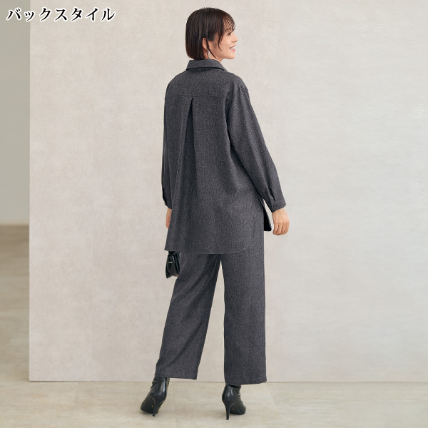 シャツチュニック＆パンツセット 大きいサイズ M L LL 3L