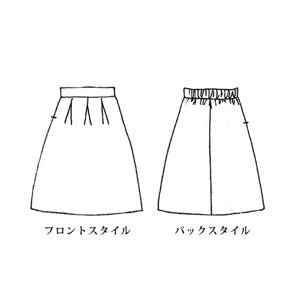 フラワージャカードフレアスカート