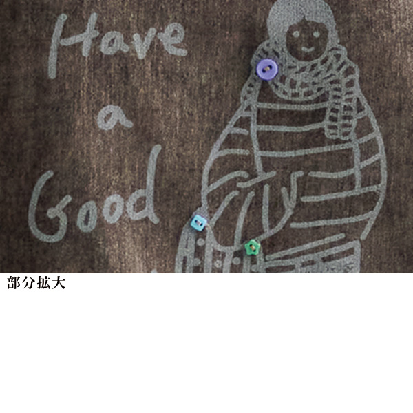 胸元プリントカットソーチュニック