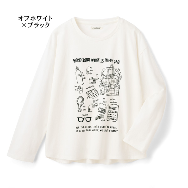 イラストプリントＴシャツ