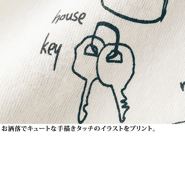 イラストプリントＴシャツ