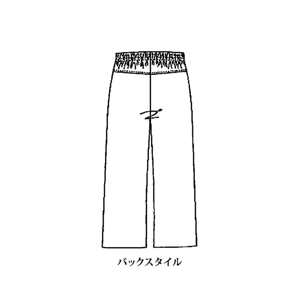 「お家で洗える」セミワイドパンツ 大きいサイズ M L LL 3L