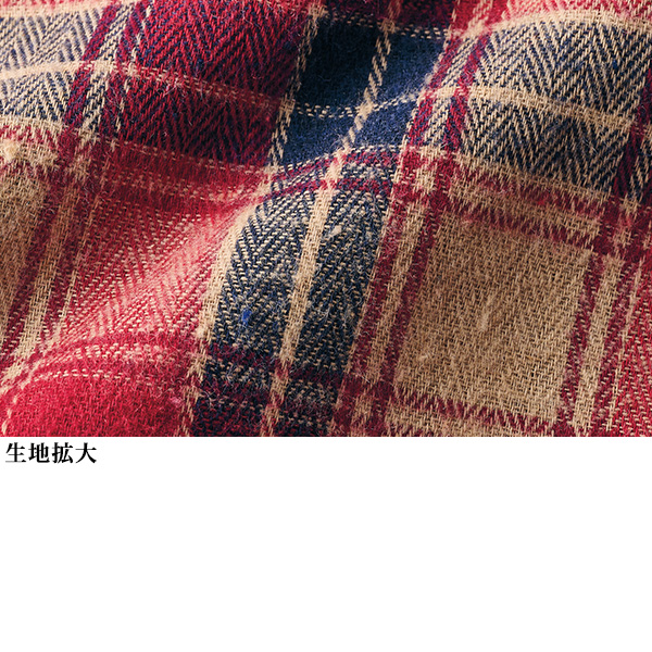 チェック柄シャツチュニック