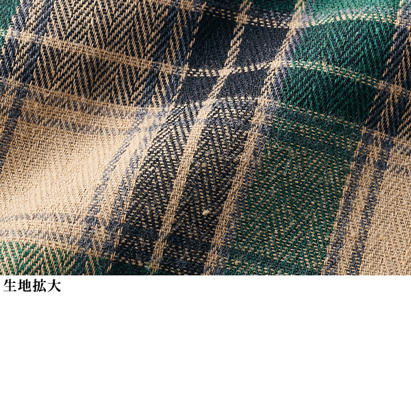 チェック柄シャツチュニック