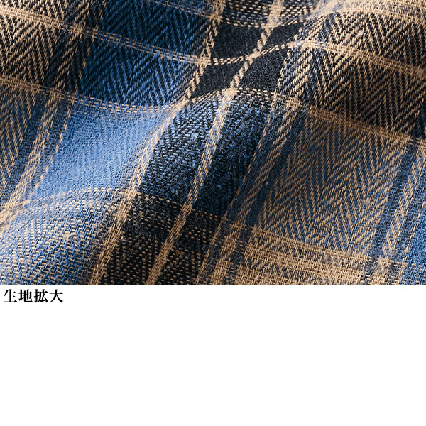 チェック柄シャツチュニック