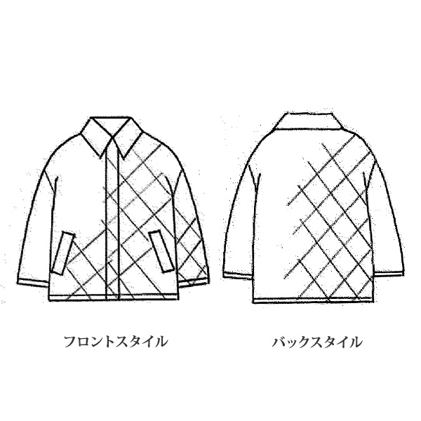 エコファー衿付キルティングジャケット◎ | 京都通販ミセスの