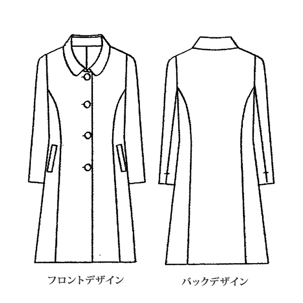 撥水加工ブラックフォーマルコート