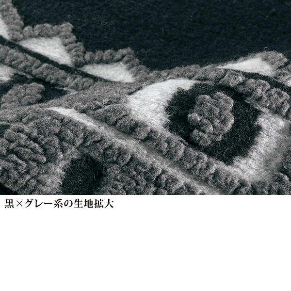杢調ウール混起毛カットソーフード付ジャケット
