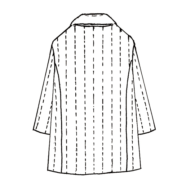 シルクプリントダウンコート / レディース おしゃれ服 50代 60代 70代
