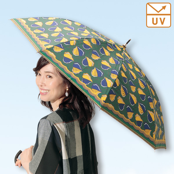 アフリカンプリント晴雨兼用ジャンプ傘