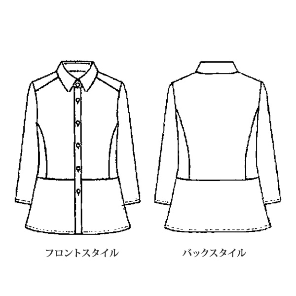 杢調カットソープリント切替えジャケット