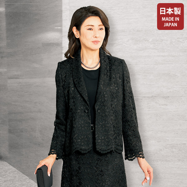 総レースサマーフォーマルジャケット | 京都通販ミセスのファッション