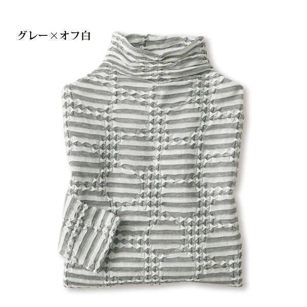 ストレッチジャカードカットソープルオーバー